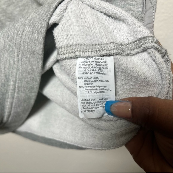 J. Crew Men Henley Sweater Large‎ Gray Preppy Nautical Golf Cotton Poly - Picture 8 of 10